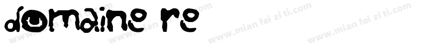 domaine re字体转换
